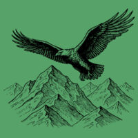 Adler Damen, Druck schwarz Design