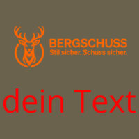 Bergschuss CVC Unisex Promo-Shirt – mit Logo & Hundemotiv Design