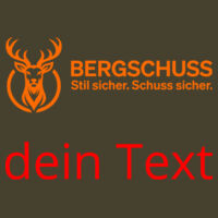 Bergschuss Hobart Hoodie Herren – mit Front- & Schulterdruck Design