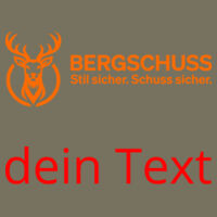 Bergschuss Fury Sherpa Jacke – mit Frontdruck auf Brusttasche Design