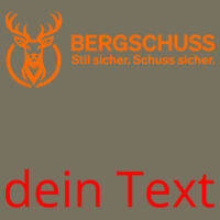 Bergschuss Fury Sherpa Weste – mit Frontdruck auf Brusttasche Design