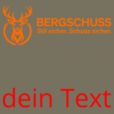 Bergschuss Fury Sherpa Weste – mit Frontdruck auf Brusttasche Design