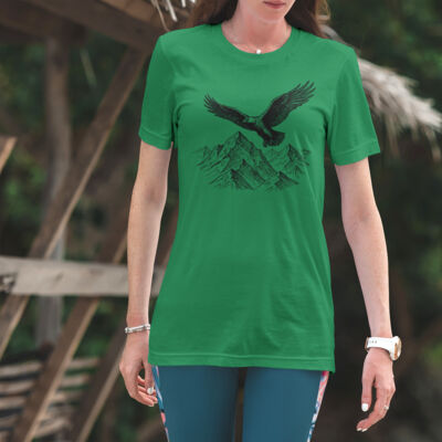 Adler Damen, Druck schwarz Miniaturansicht