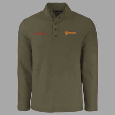 Bergschuss Hunts Point Herren Fleecejacke – mit gesticktem Hirschkopf Miniaturansicht