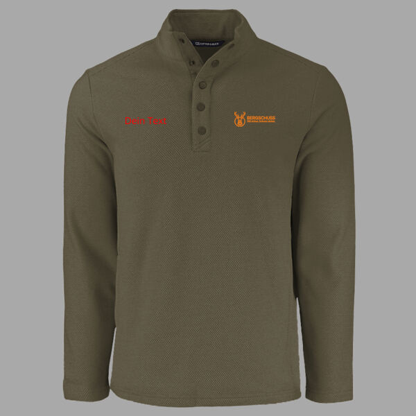 Bergschuss Hunts Point Herren Fleecejacke – mit gesticktem Hirschkopf Miniaturansicht