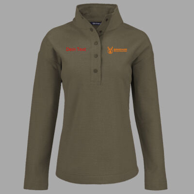 Bergschuss Hunts Point Damen Fleecejacke – mit gesticktem Hirschkopf Miniaturansicht