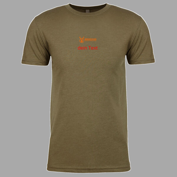 Bergschuss CVC Unisex Promo-Shirt – mit Logo & Hundemotiv Miniaturansicht