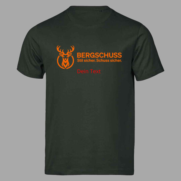 Bergschuss Urban Luxury Promo-Shirt – mit großem Frontdruck Miniaturansicht