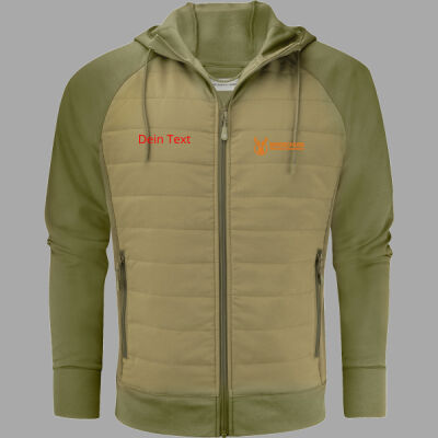 Bergschuss Keyport Hybrid Kapuzenjacke – mit gesticktem Logo & Hirschkopf Miniaturansicht