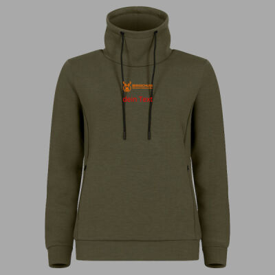 Bergschuss Hobart Hoodie Damen – mit Front- & Schulterdruck Miniaturansicht